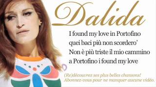 Dalida  Love in Portofino  Paroles Lyrics [upl. by Takakura]