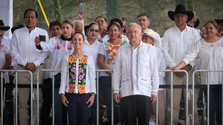 Inauguración de instalaciones de la Guardia Nacional desde Santa Cruz Xoxocotlán Oaxaca [upl. by Inal317]