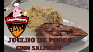 JOELHO DE PORCO COM SALPICÃO [upl. by Ahsinam503]