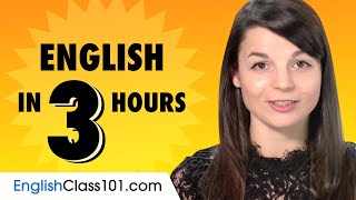 Learn English in 3 Hours Basics of English Speaking for Beginners [upl. by Mccahill]