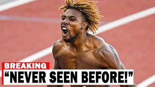 What Noah Lyles JUST DID SHOCKED The Whole Word [upl. by Lleumas]