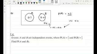 S1 Section 43 Mutually Exclusive and Independent Events [upl. by Htebaras]