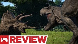 Jurassic World Evolution Video Review [upl. by Anawk]