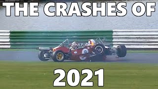 The Crashes of 2021Highlights  UK Motorsport Action [upl. by Cullie240]