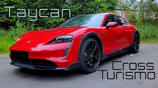 PORSCHE TAYCAN 4 CROSS TURISMO  POV DRIVE  4K [upl. by Corene]