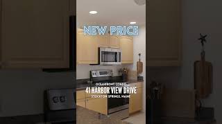 NEW PRICE Oceanfront Condo  41 Harbor View Drive Stockton Springs Maine [upl. by Hiram]