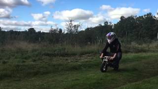 50cc mini moto vs 125cc pitbike [upl. by Wilde]