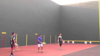 FRONTENIS TEXCOCO 2013 FINAL DOBLES ANDAMIOS VS CHARRO Y CH [upl. by Idnim306]