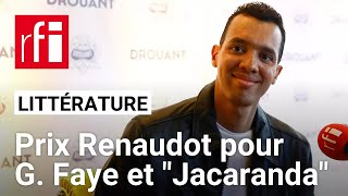 Gaël Faye prix Renaudot 2024 pour son roman «Jacaranda» • RFI [upl. by Aneleairam]