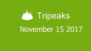 Microsoft Solitaire Collection  Tripeaks  November 15 2017 [upl. by Lunseth]