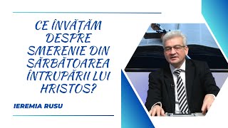 Ce învățăm despre smerenie din sărbătoarea Întrupării lui Hristos  Ieremia Rusu  TIA [upl. by Ytok578]