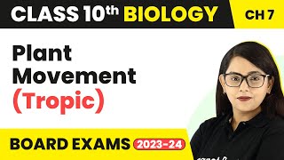 Plant Movement Tropic  Control and Coordination  Class 10 Biology [upl. by Lain]