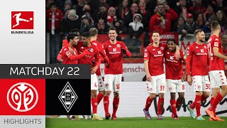 Mainz Overwhelms Gladbach  1 FSV Mainz 05  Borussia Mgladbach 40  MD 22 – Bundesliga 2223 [upl. by Dix]