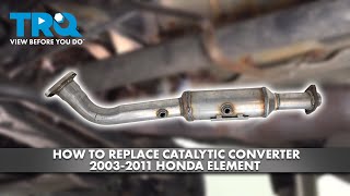 How to Replace Catalytic Converter 20032011 Honda Element [upl. by Dnomsed671]