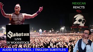 SABATON Ghost Division Live in WOODSTOCK  MEXICANO REACCIONA [upl. by Freiman]