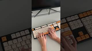 gateron milky yellow pro switch sound test [upl. by Rattan]