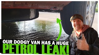 Our DODGY VAN Has a MAJOR PETROL LEAK amp Saving NarrowboatWill  Renault Kangoo Camper Conversion [upl. by Dnomder]