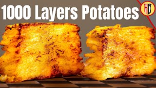 How to make 1000 layers potatoes at home [upl. by Junia677]