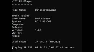 onestopmid MIDI FM Player [upl. by Anelem]