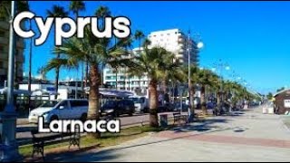 Walking Tour of Down Town Larnaca Cyprus larnacacyprus larnaca [upl. by Myron]