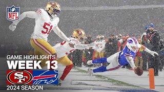 San Francisco 49ers vs Buffalo Bills Game Highlights  NFL 2024 Season Week 13 [upl. by Ylrehc]