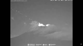 August 24 2023  Star Link  Popocatepetl Volcano Mexico  2034 MDT [upl. by Gianni405]