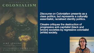 On Aimé Césaire’s Discourse on Colonialism [upl. by Suivatco]