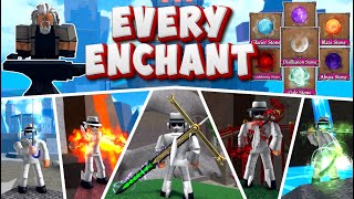 King Legacy  Every Enchantment  Showcase  Effects Explained [upl. by Renick813]