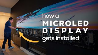 How a MicroLED Gets Installed An Overview of This UltraWide 329 Video Wall [upl. by Lada]