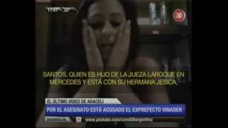 Canal 26  Impactante El último video de Araceli Ramos con vida [upl. by Arytal523]