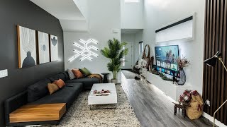 Modern amp Minimal Living Room Setup Tour 2023 [upl. by Ardnassak470]