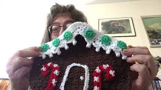 A Year of Dishcloths  Gingerbread House wednesdaywipeout on a Tuesday [upl. by Marla]