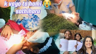 K vayo ta Binita rw malai sathi haru😭 uff Binita gufff😅😅 familyvlog [upl. by Adnal]