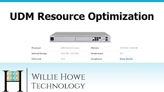 UniFi Dream Machine Pro SE UDR DreamWall  Optimize System Resources [upl. by Esnohpla]