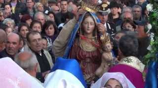 Madonna Tratalias caduta al termine della processione  Lunedì 21052012 [upl. by Drofwarc]