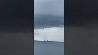 Waterspout spotted in Sliema Malta [upl. by Giana]