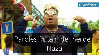 Paroles Putain de merde  Naza son officiel [upl. by Gati]