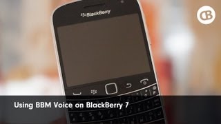 Using BBM Voice on BBM 7 [upl. by Ysnap100]