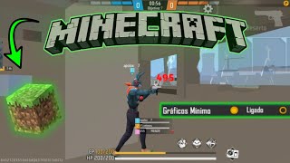 FÁCIL e RÁPIDO Jogar sem Travar  Como Deixar o Gráfico do Free Fire IGUAL Minecraft no Celular [upl. by Enrico711]