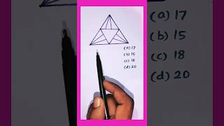 figure counting  number of triangles shorts maths figurecountingreasoning countingfigures [upl. by Aikcir317]