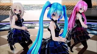 MMD ダメよ Dame yo Miku Luka IA [upl. by Ydnirb]