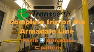 Transperth  A complete trip on the Armadale Line [upl. by Arin]