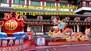 Preview Chinatown 2024 CNY Lights Decor amp Night Market 4K cny2024 singapore chinatown pocket3 [upl. by Pangaro24]