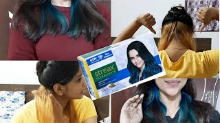 I COLOURED MY HAIR BLUE AT HOME STREAX ULTRALIGHTS GEM COLLECTION BLUE SAPPHIRE [upl. by Waite]