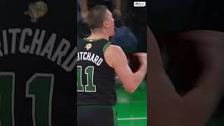 HIGHLIGHT Payton Pritchard hits the halfcourt buzzerbeater to end the third vs Mavs 😱 shorts [upl. by Aerdnaek]