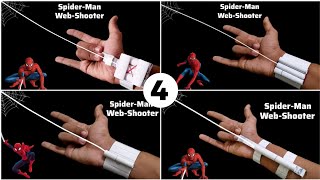 How to make spider man web shooters from paper  4 easy ways to make web shooter [upl. by Morgan]