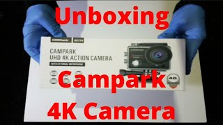 CAMPARK UHD 4K ACTION CAMERA  UNBOXING  MEGA EQUIPMENT  TO MUCH ACCESSORIES PARTS  20MP WiFi [upl. by Fabrice]