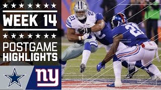 Cowboys vs Giants  NFL Week 14 Game Highlights [upl. by Heurlin902]