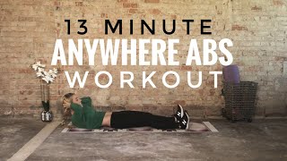 13 Minute Anywhere Body Weight Abs Workout  Targets Transverse Abdominus  Six Pack Abs [upl. by Leitnahs]