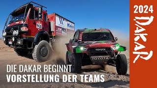 Inside Dakar 2024 die Rally beginnt und die Teams stellen sich vor [upl. by Leehar]